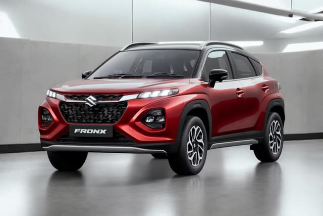 Maruti Suzuki Fronx Bluish Black / Opulent Red (dual Tone) Color Image
